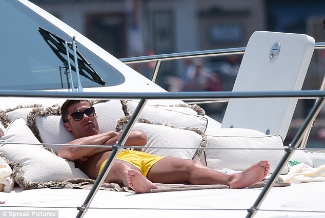 Cristiano Ronaldo enjoys holiday in south of France on Saturday