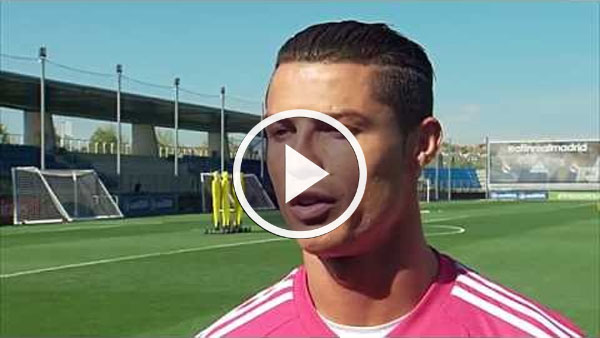 Ronaldo's message for Steven Gerrard [Video]