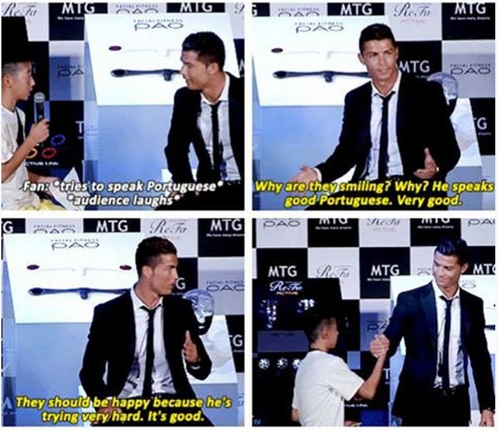 Final proof that Cristiano Ronaldo is a very, very nice man indeed