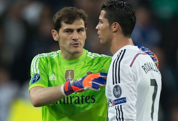 Casillas Admits Ronaldo Is Temperamental
