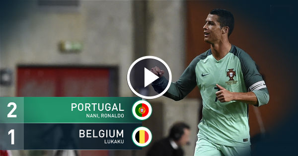 Portugal belgium record vs Cristiano Ronaldo
