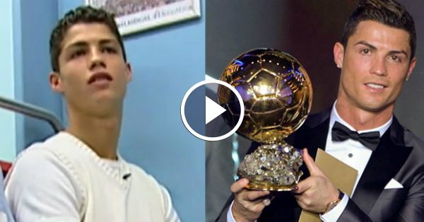 Rare Footage Of 16 Year Old Ronaldo At Sporting Lisbon During His Teenage Career
