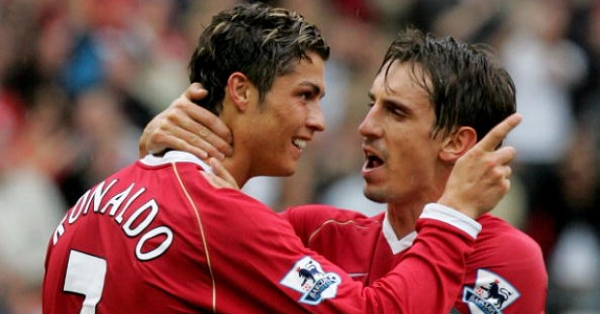 Phil Neville uncovers the first thing Cristiano Ronaldo did at Man United