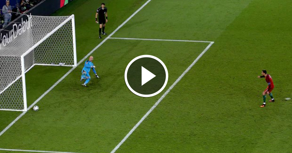 Video: Cristiano Ronaldo's penalty miss for Portugal