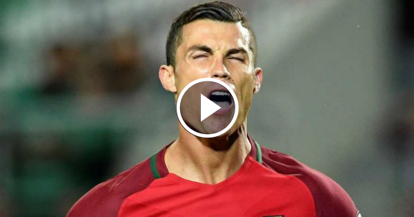 WOW!! Cristiano Ronaldo scores an acrobatic volley for Portugal against Latvia